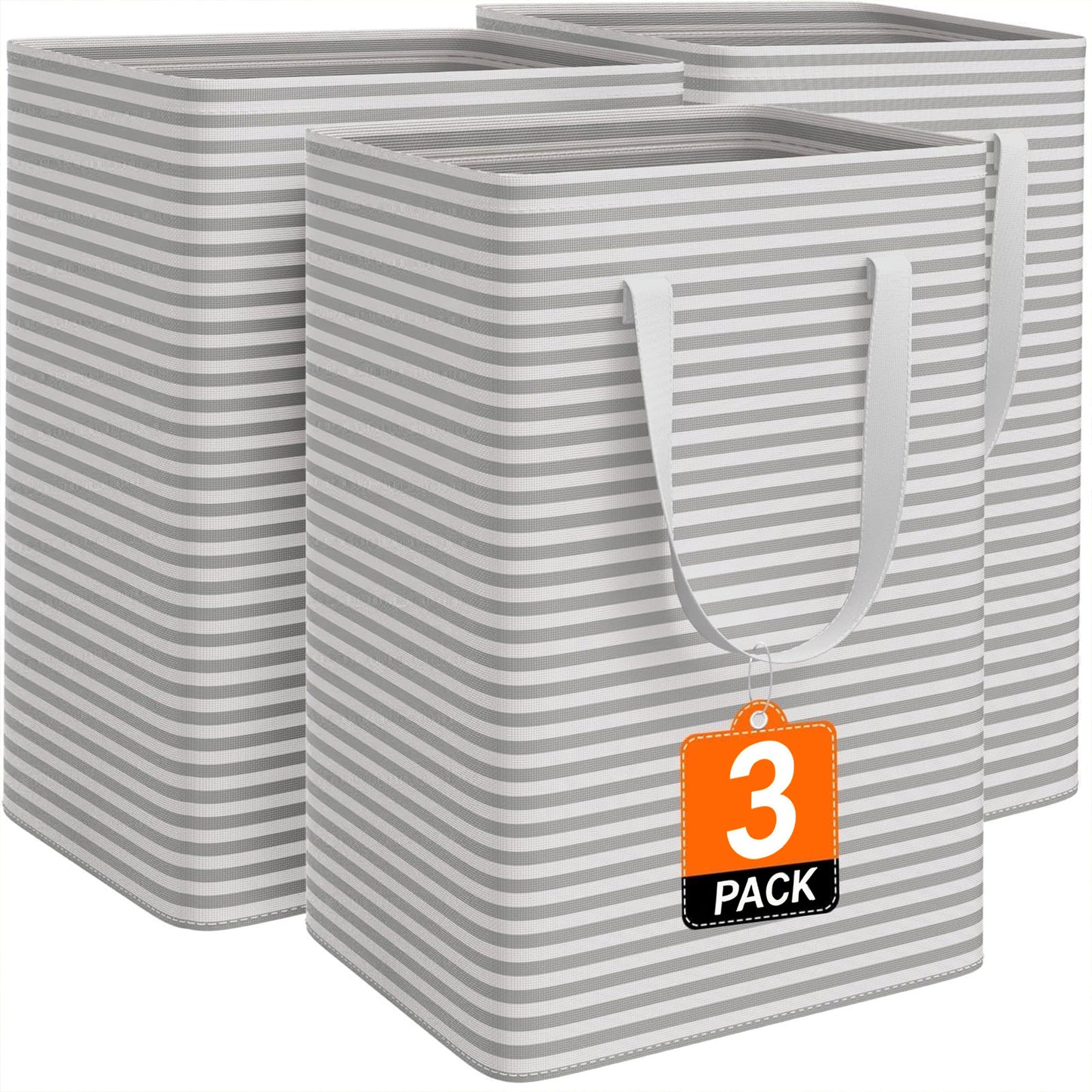 Waterproof Laundry Hamper with Reinforced Handles