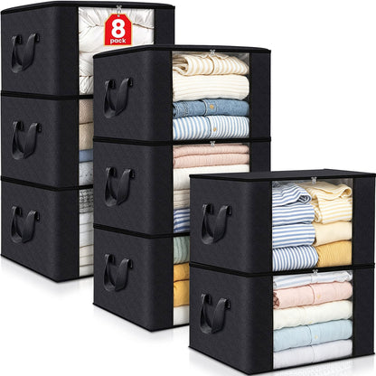 Foldable Storage Bags for Clothes, Blankets & Bedding