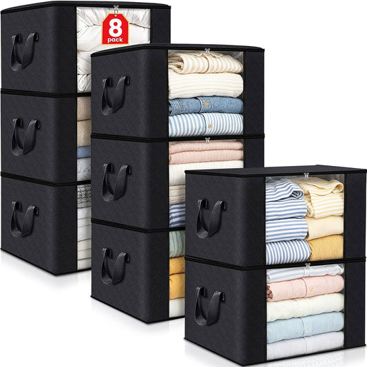 Foldable Storage Bags for Clothes, Blankets & Bedding