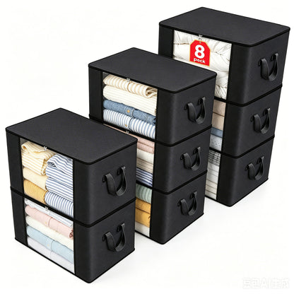 Foldable Storage Bags for Clothes, Blankets & Bedding